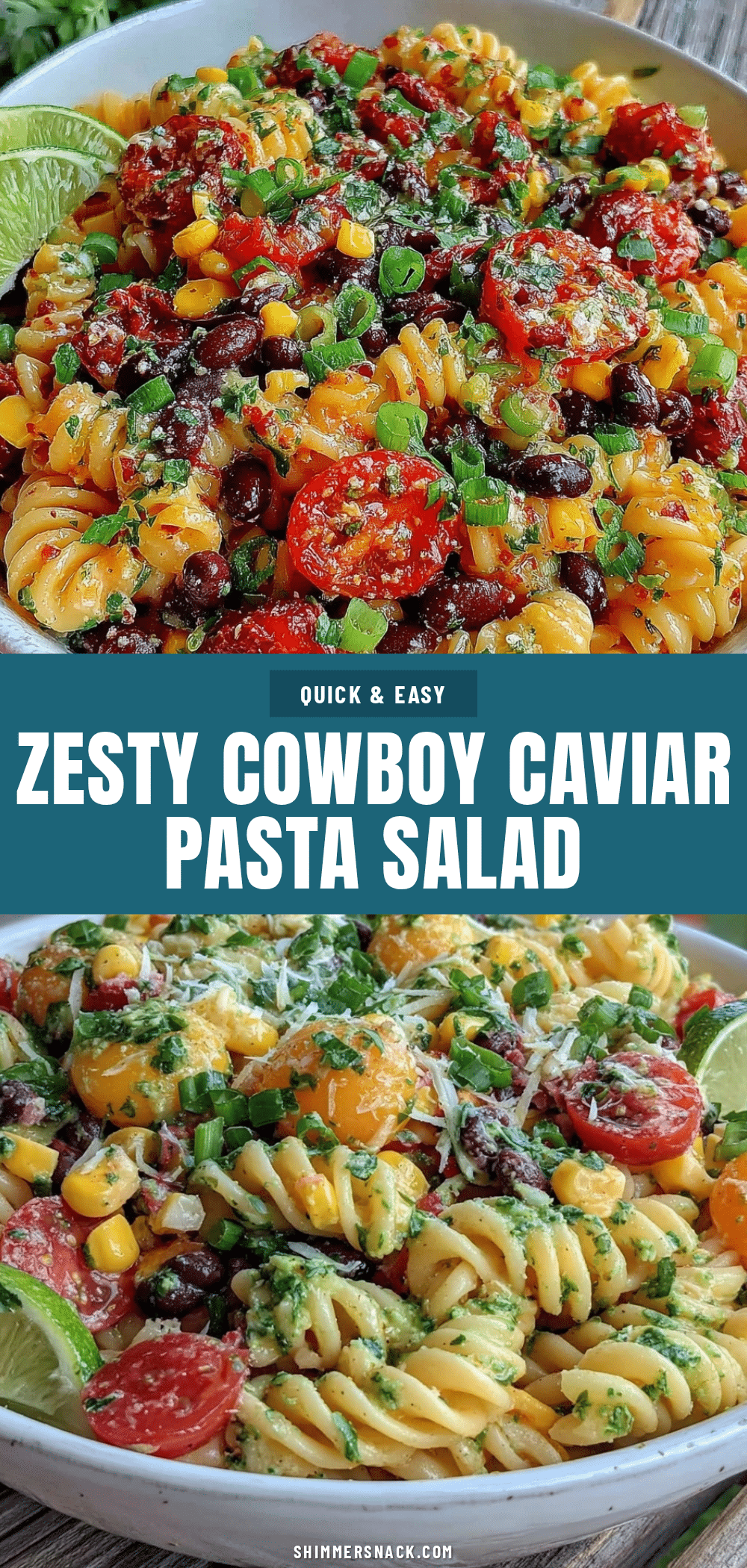 cowboy caviar pasta salad recipe