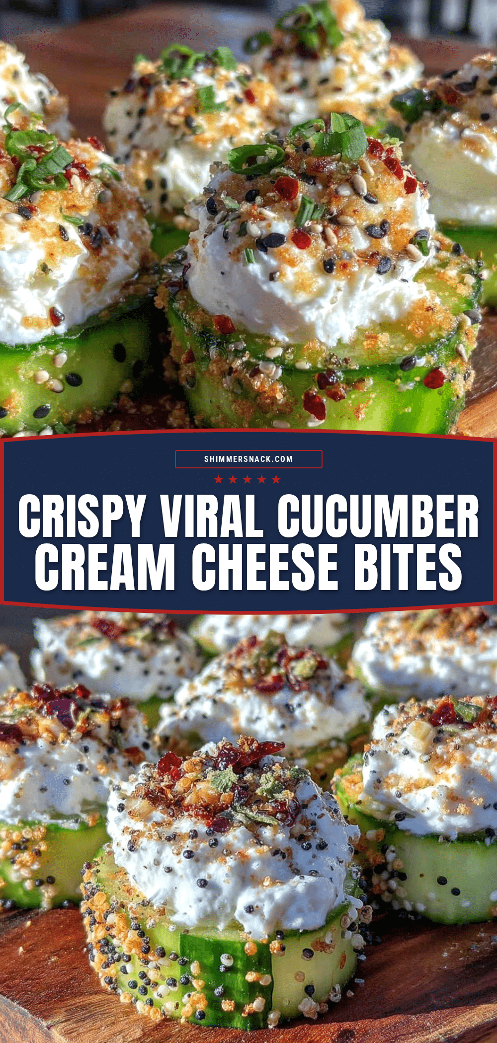 cucumber and cream cheese bites recipe