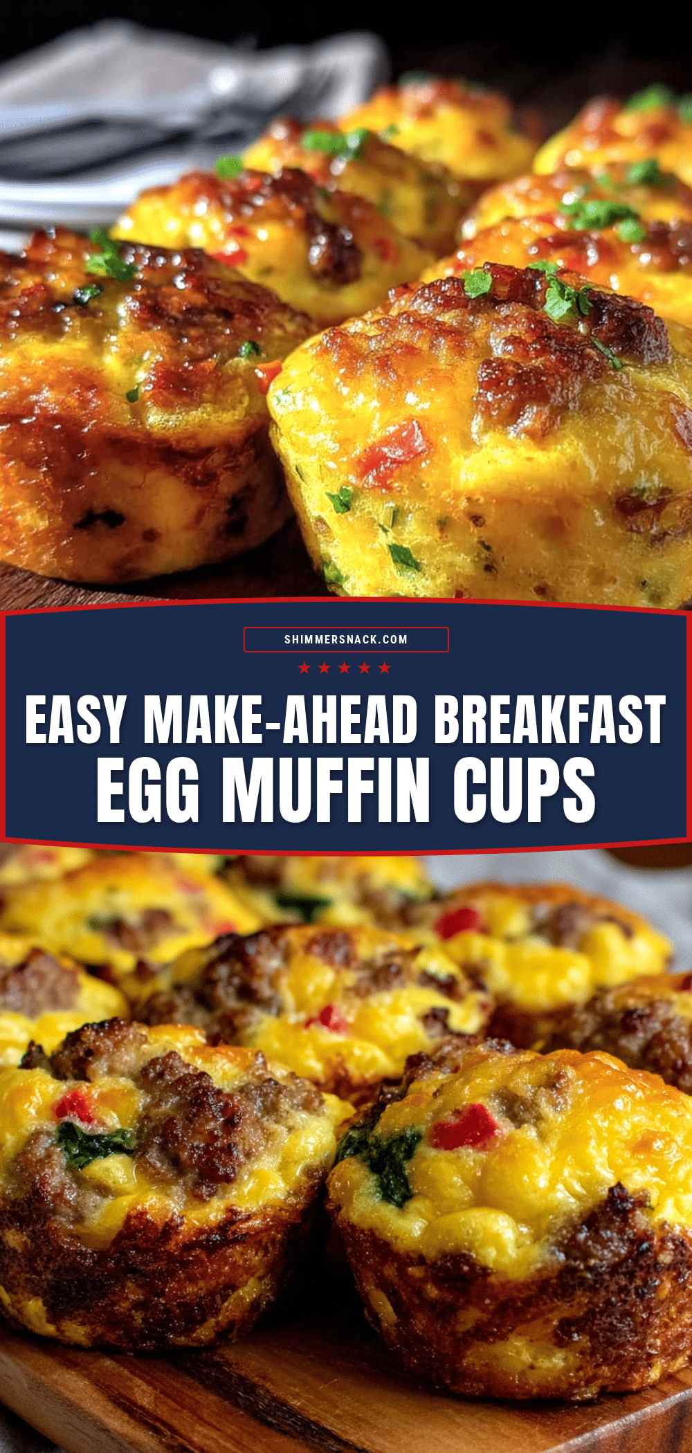 easy make-ahead breakfast egg muffin cups recipe