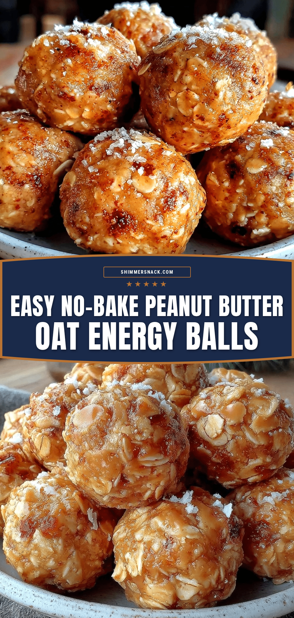 easy no-bake peanut butter oat energy balls recipe