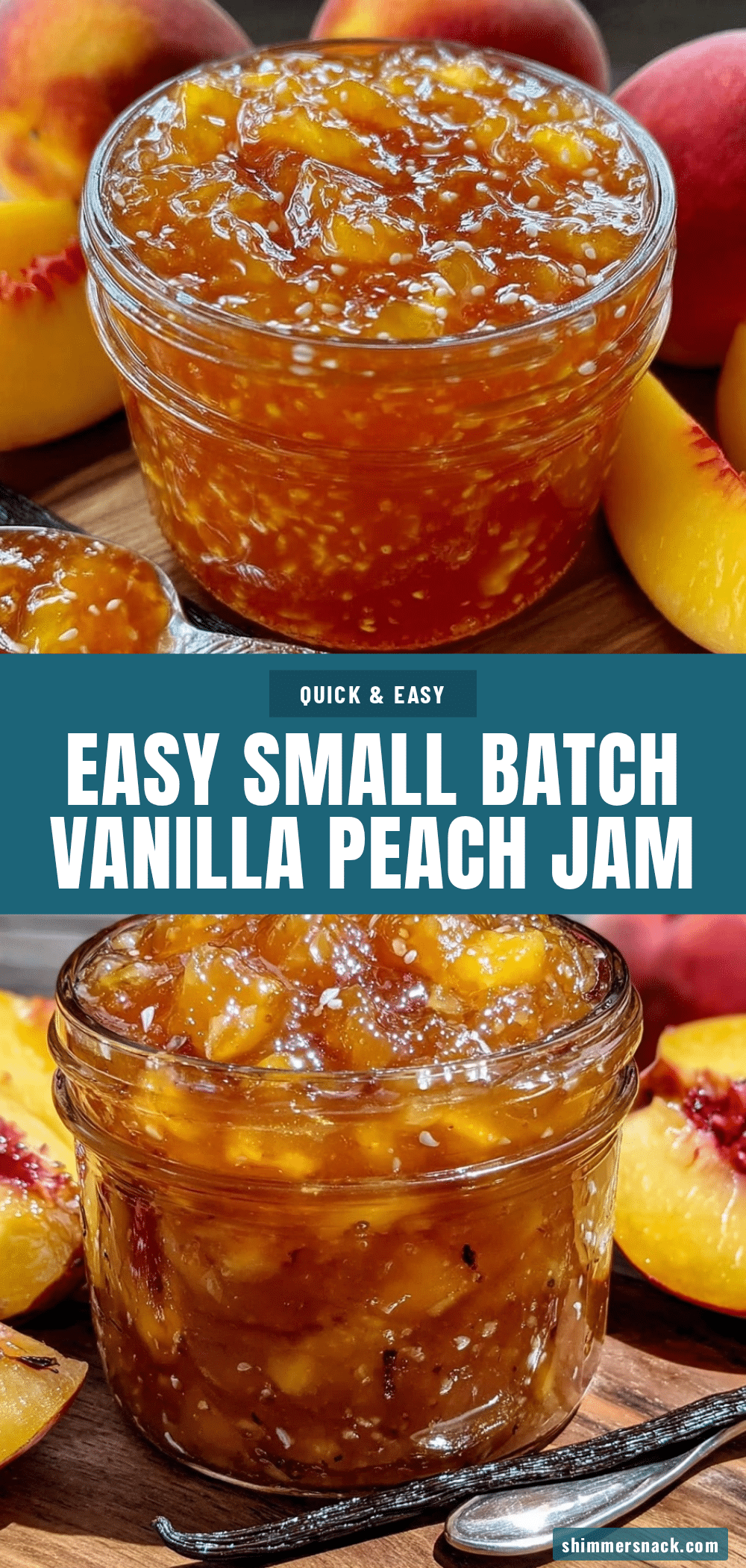 easy small batch fresh peach jam recipe