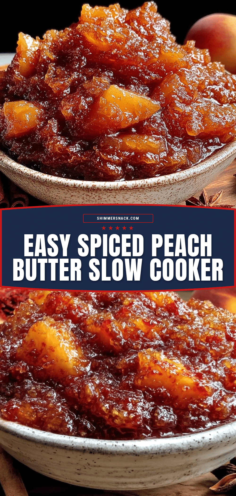 easy spiced peach butter recipe