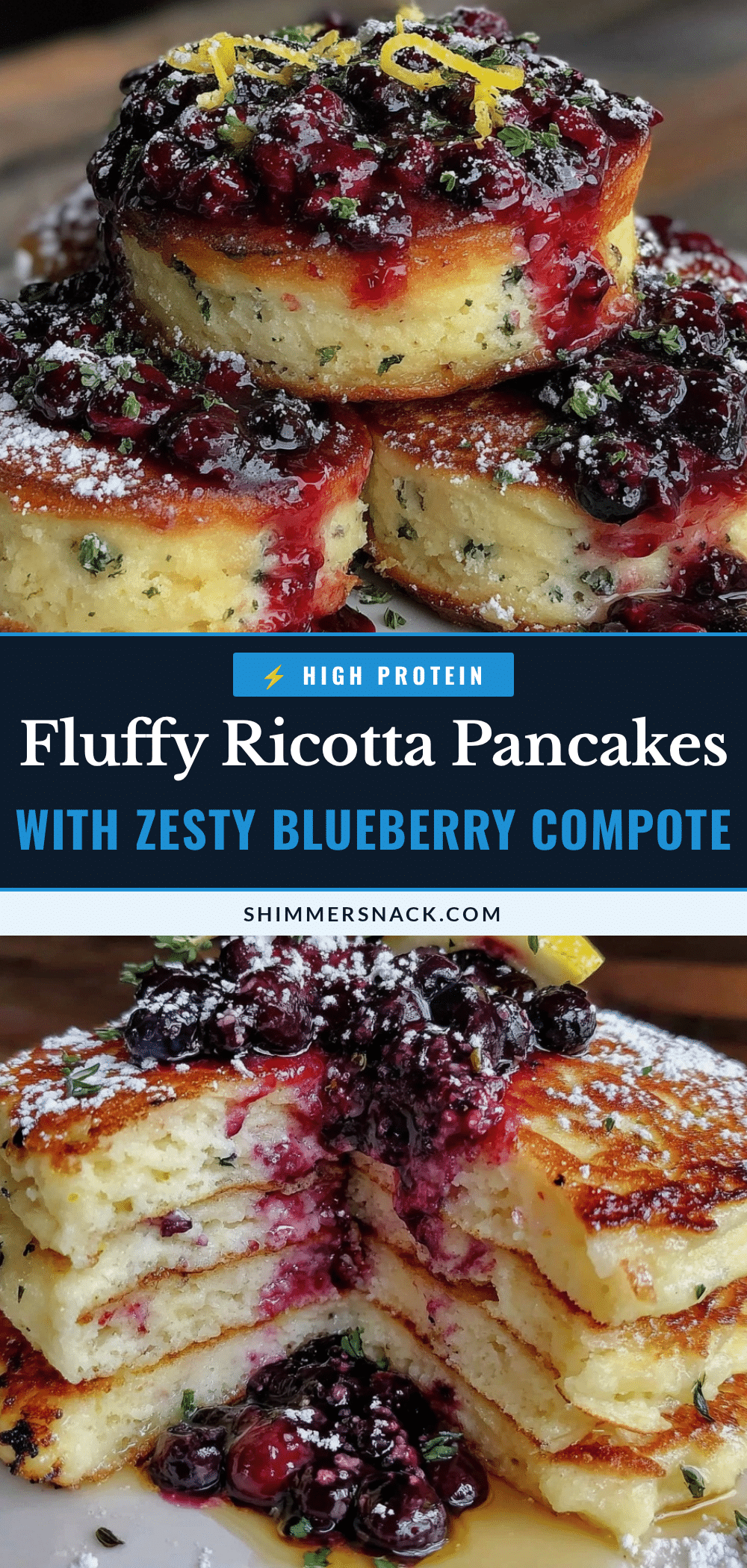 fluffy ricotta pancakes recipe