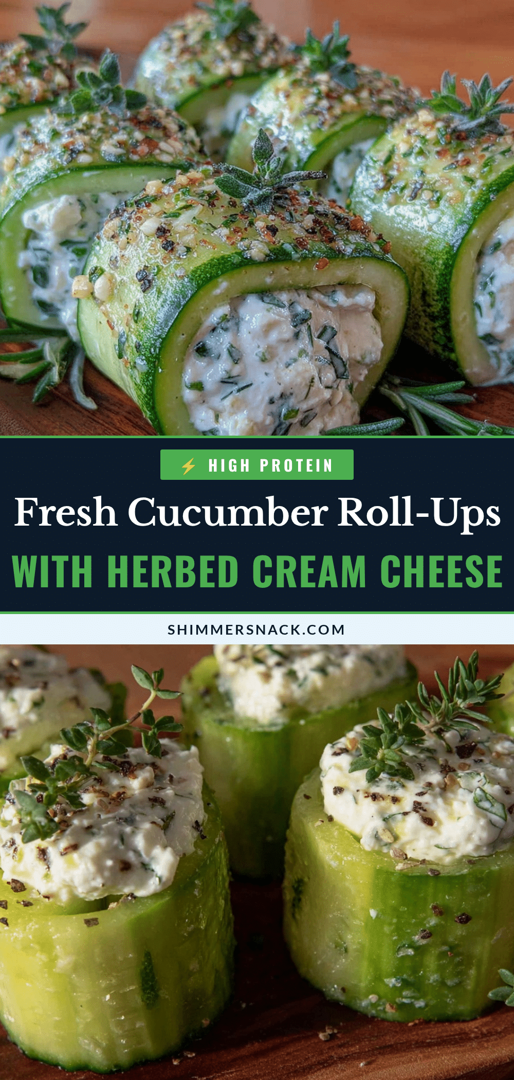 fresh cucumber roll-ups recipe
