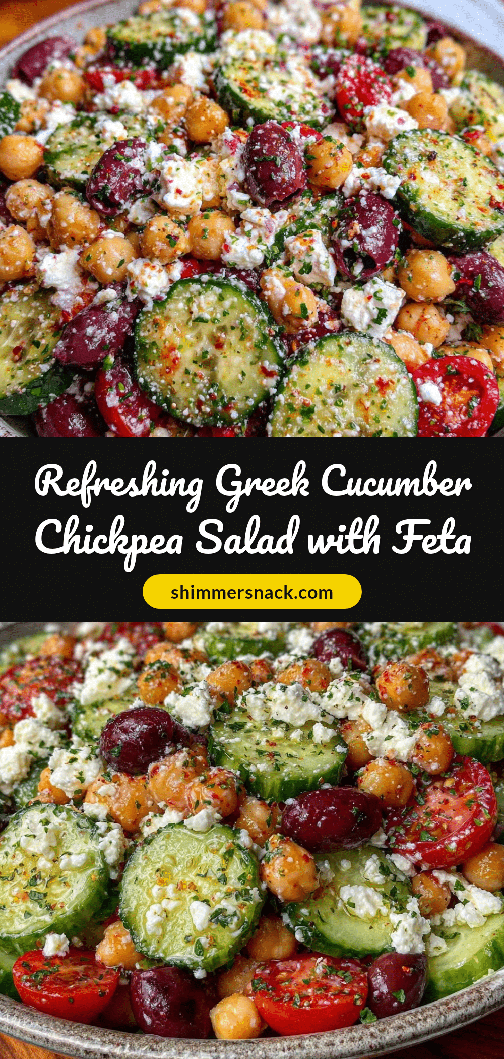 fresh Greek cucumber salad recipe