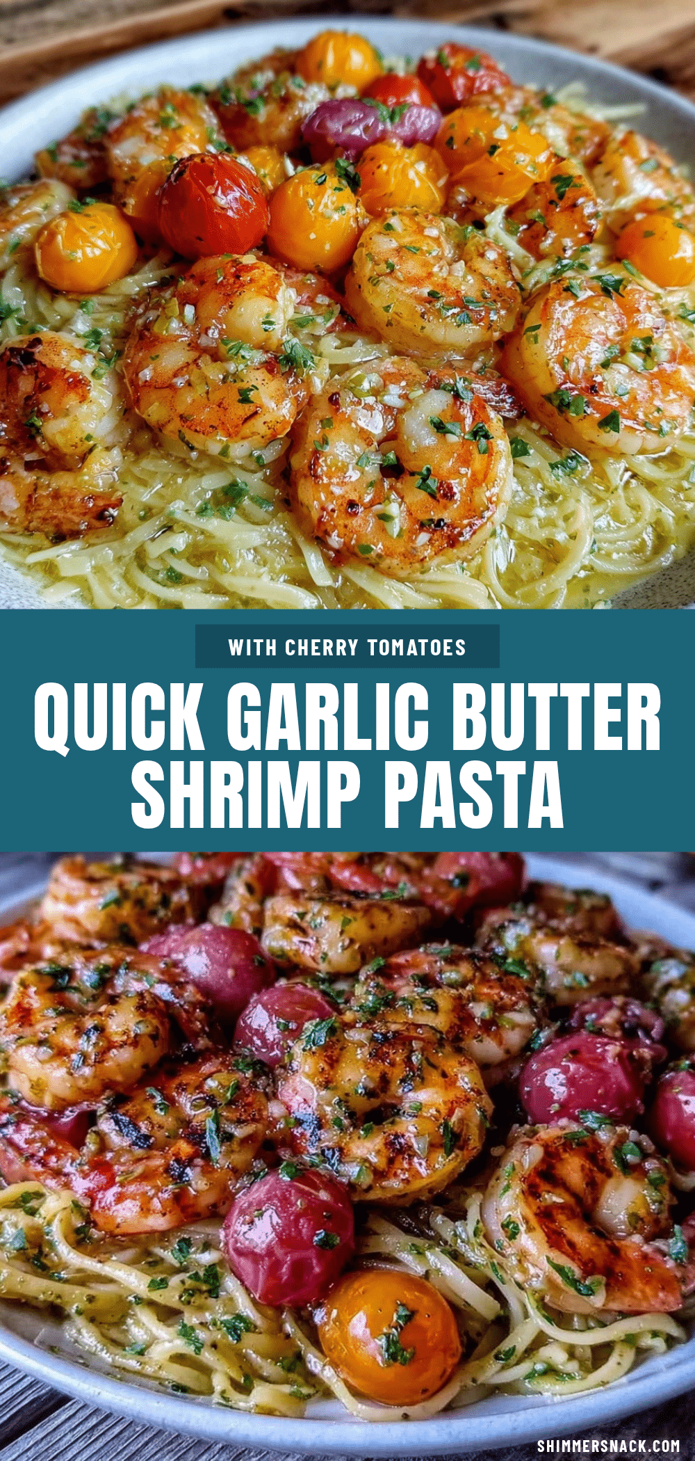 garlic butter shrimp pasta recipe