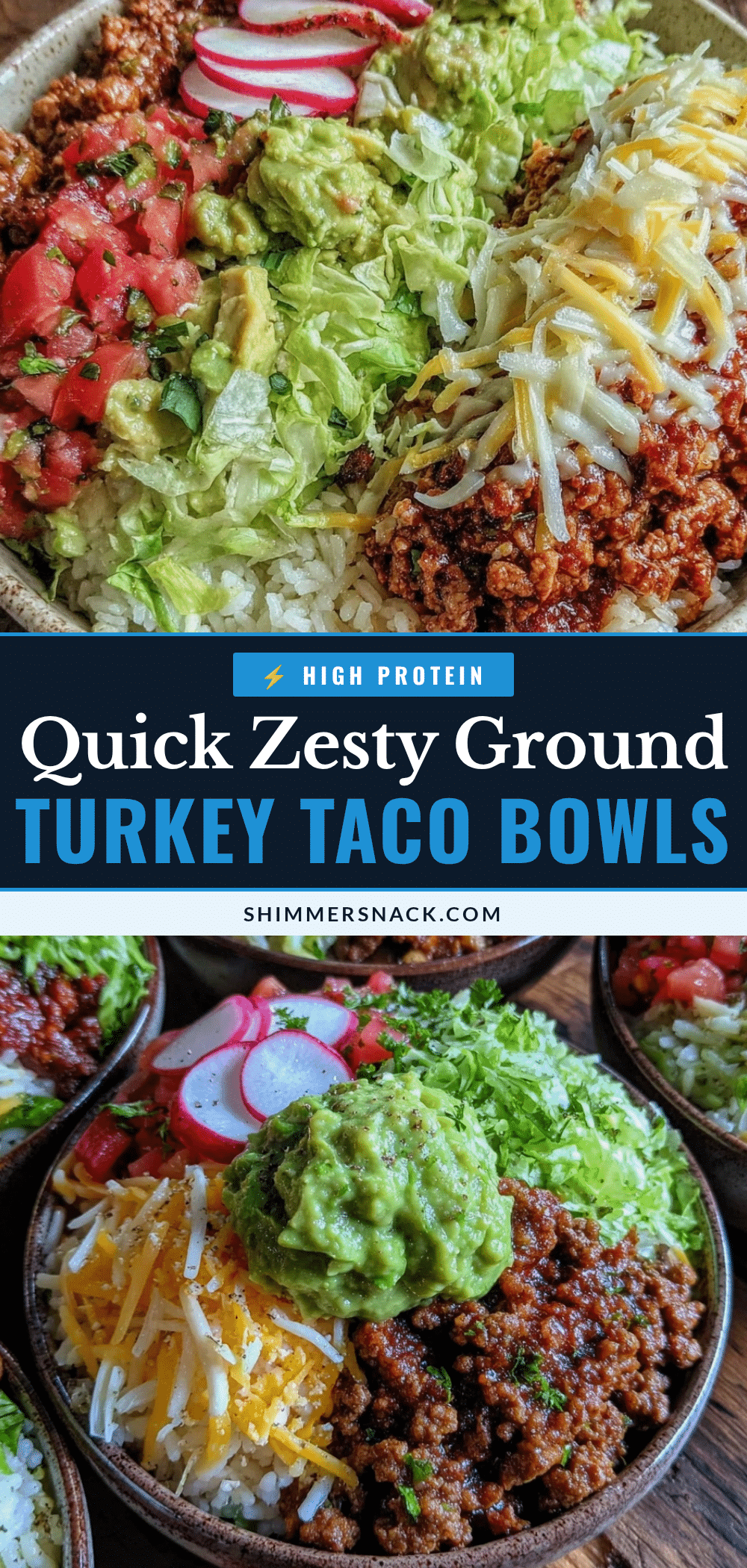 ground turkey taco bowls recipe