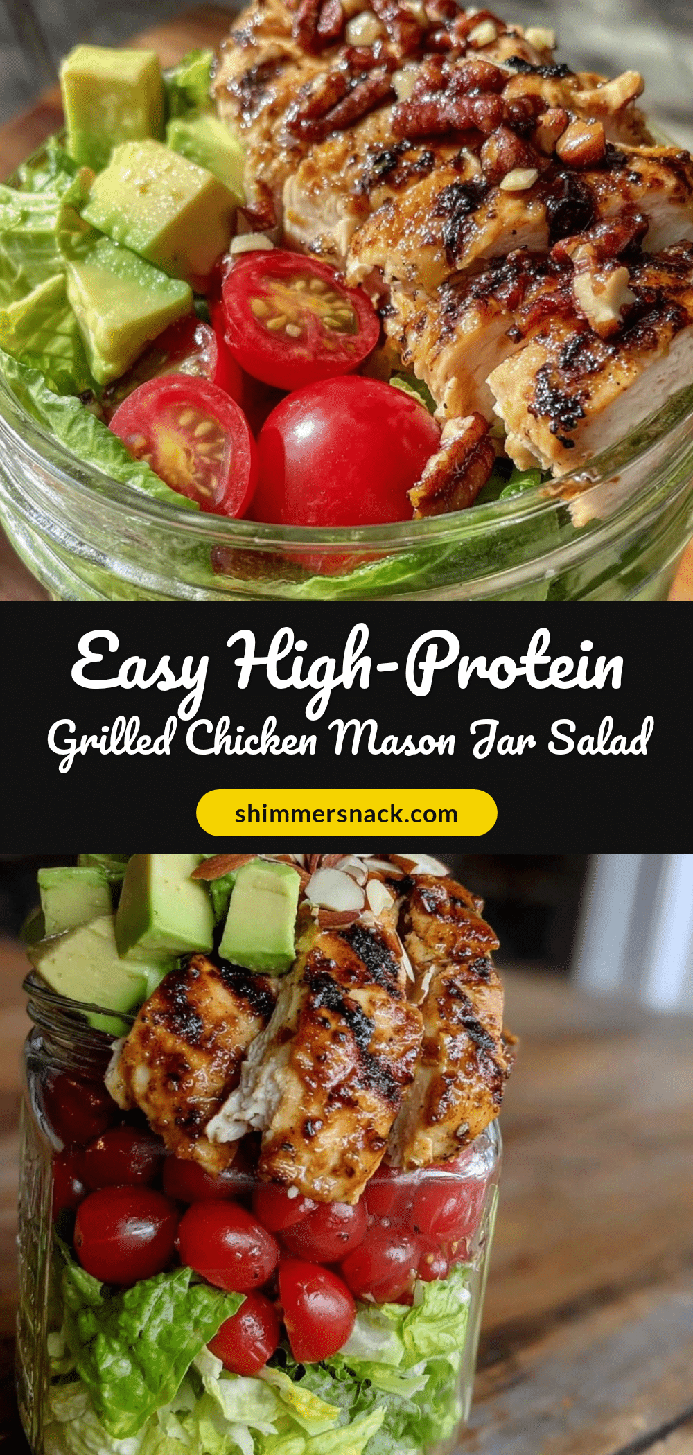 high-protein mason jar salad recipe
