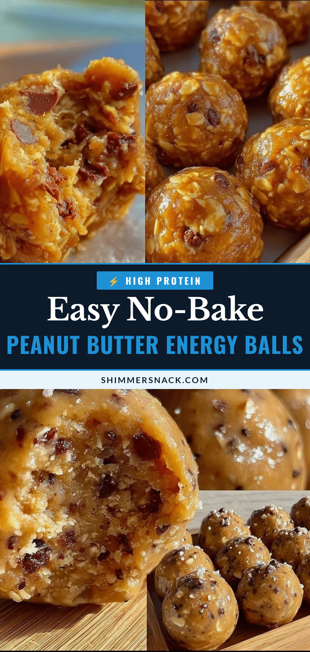 no-bake peanut butter energy balls recipe