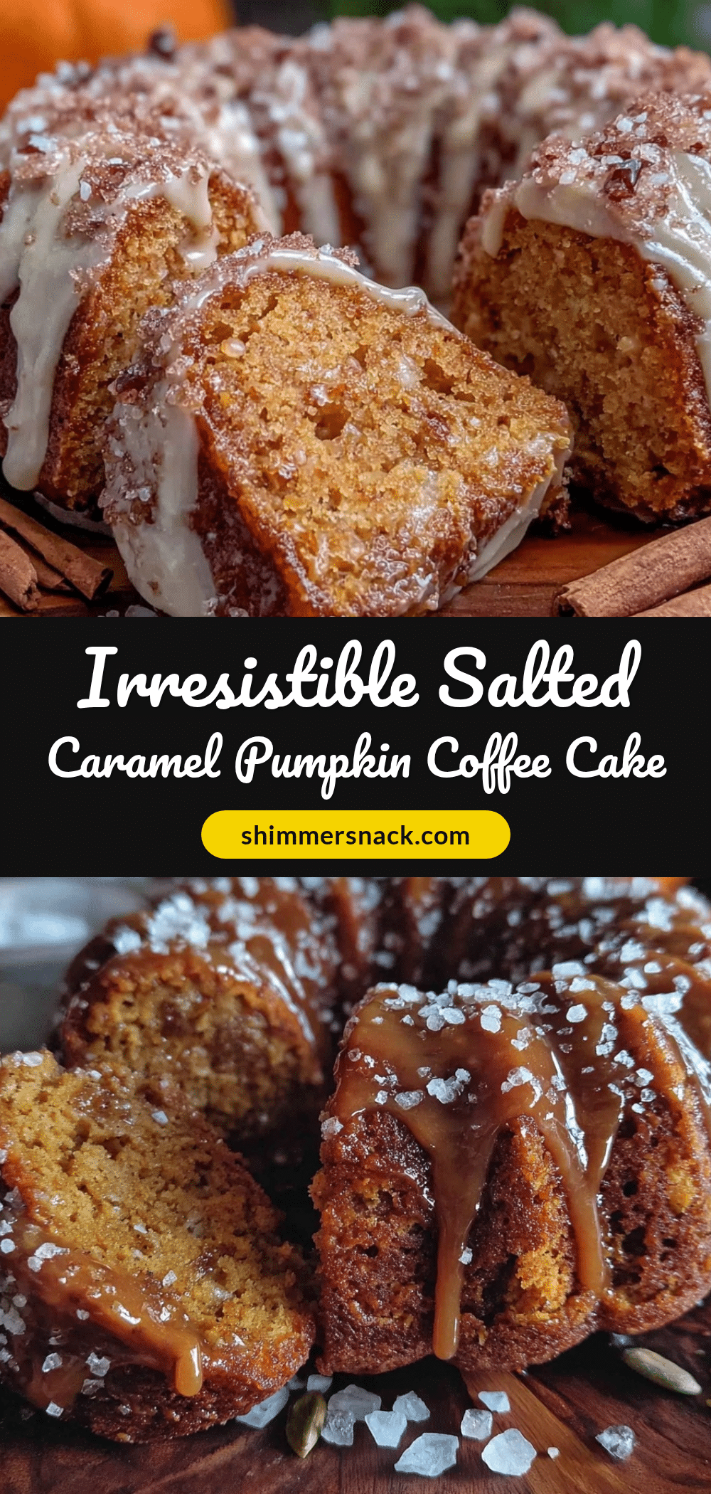 salted caramel pumpkin coffee cake recipe