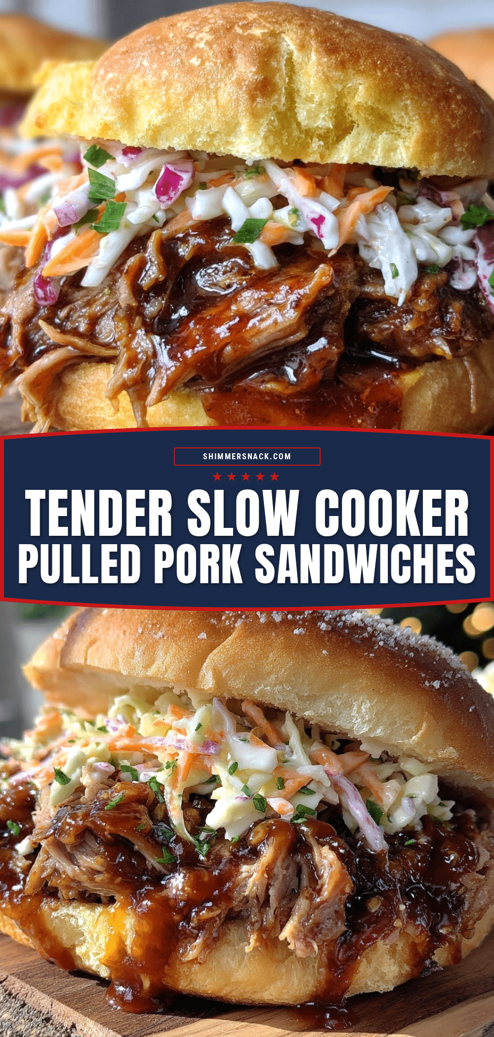 slow cooker pulled pork sandwiches recipe