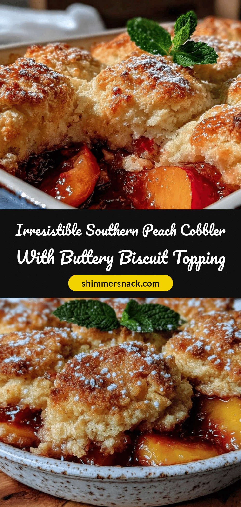 Southern peach cobbler recipe