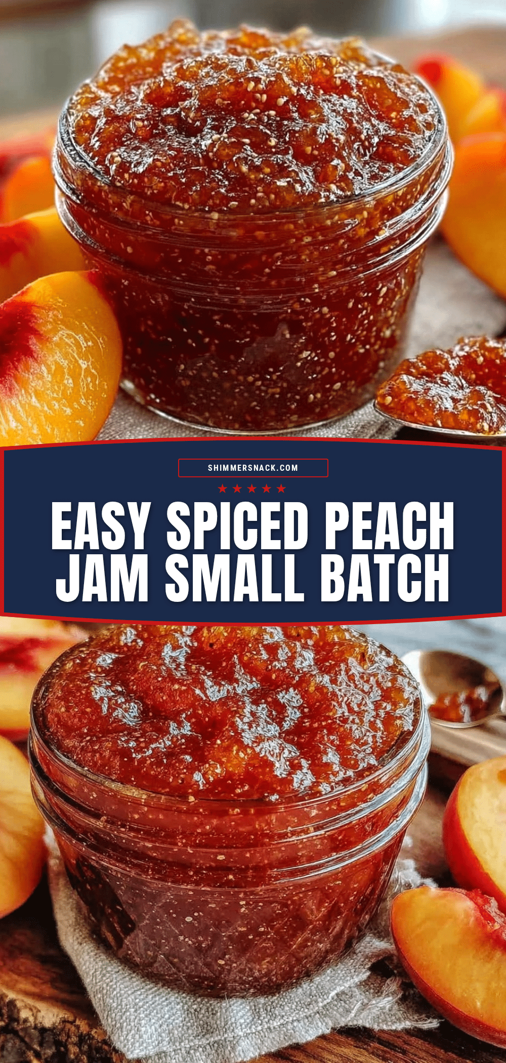 spiced peach jam recipe