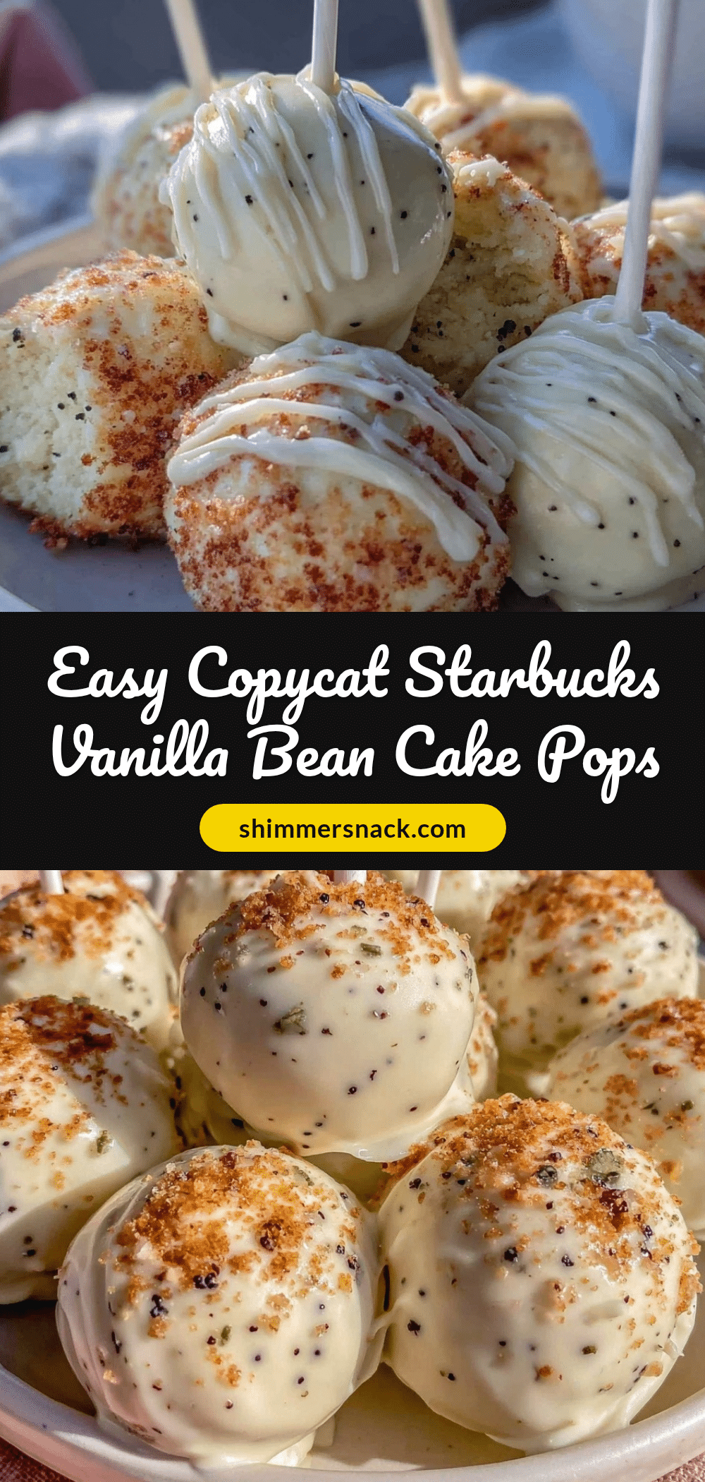 Starbucks vanilla bean cake pops recipe