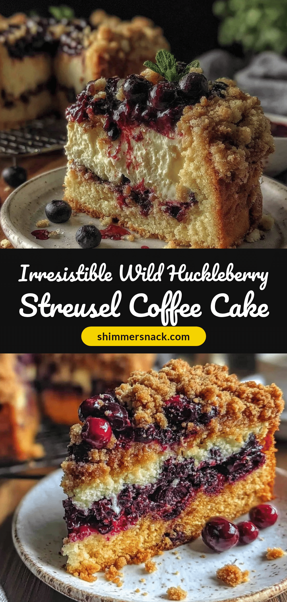 wild huckleberry coffee cake recipe