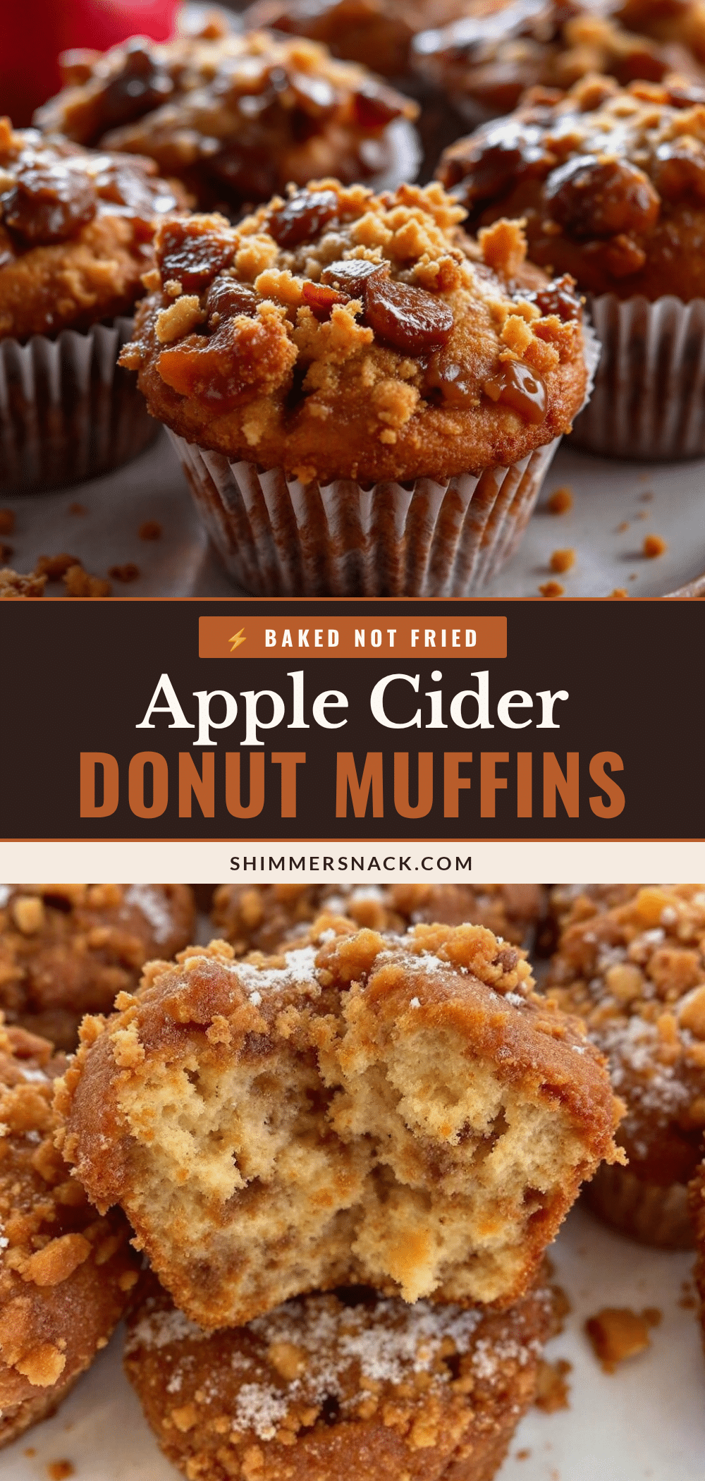 apple cider donut muffins recipe