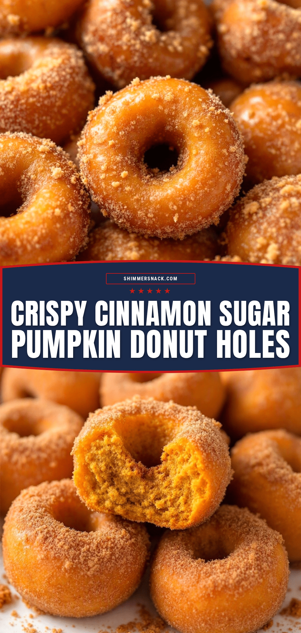 baked pumpkin donut holes recipe