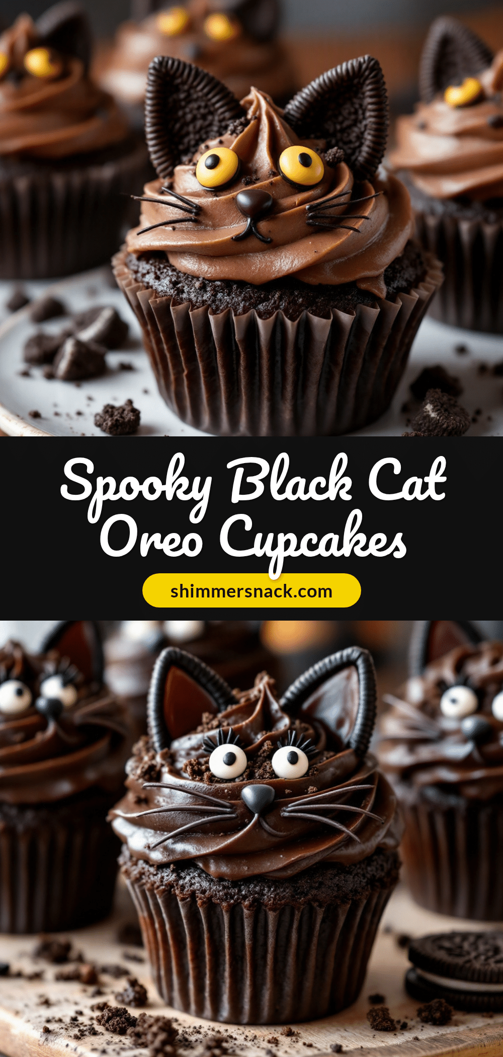 black cat oreo cupcakes recipe