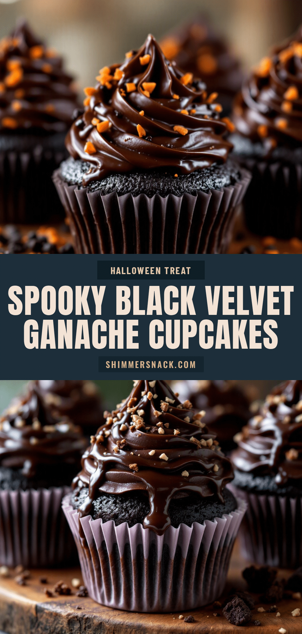 black velvet Halloween cupcakes recipe