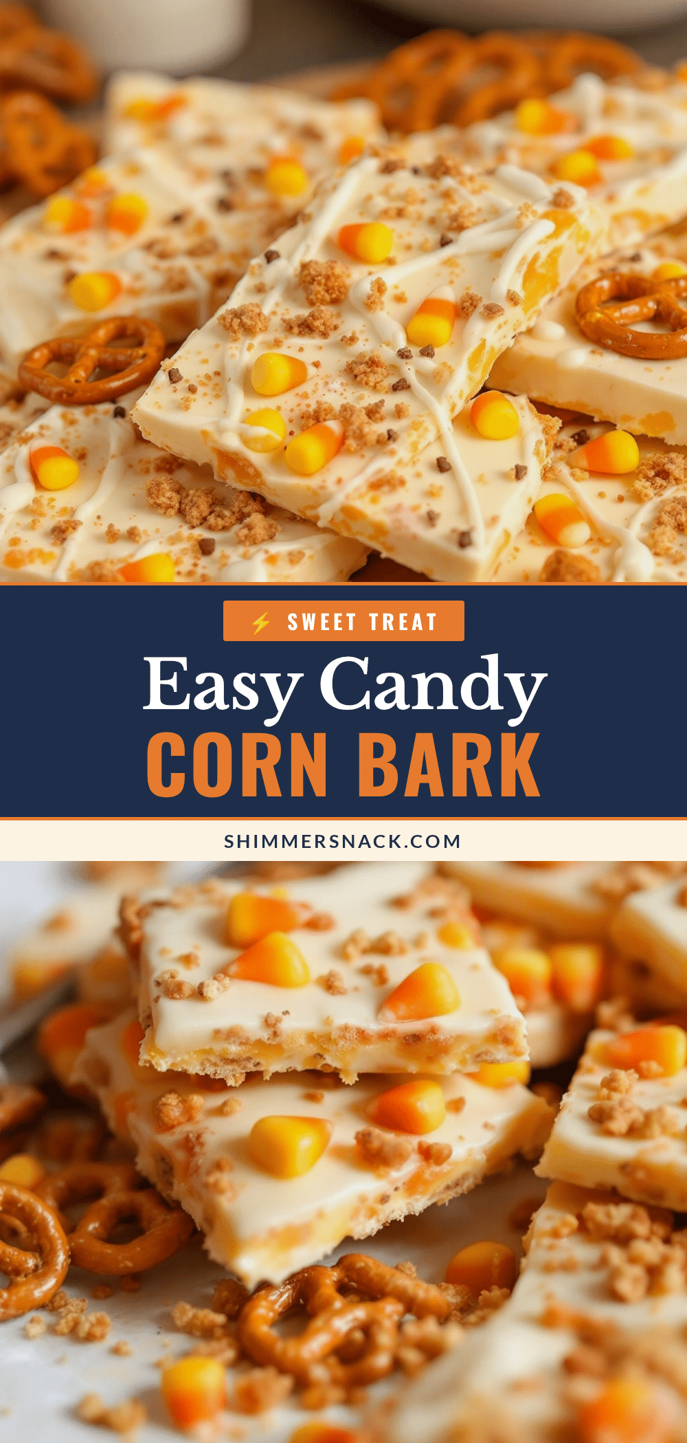 candy corn bark recipe