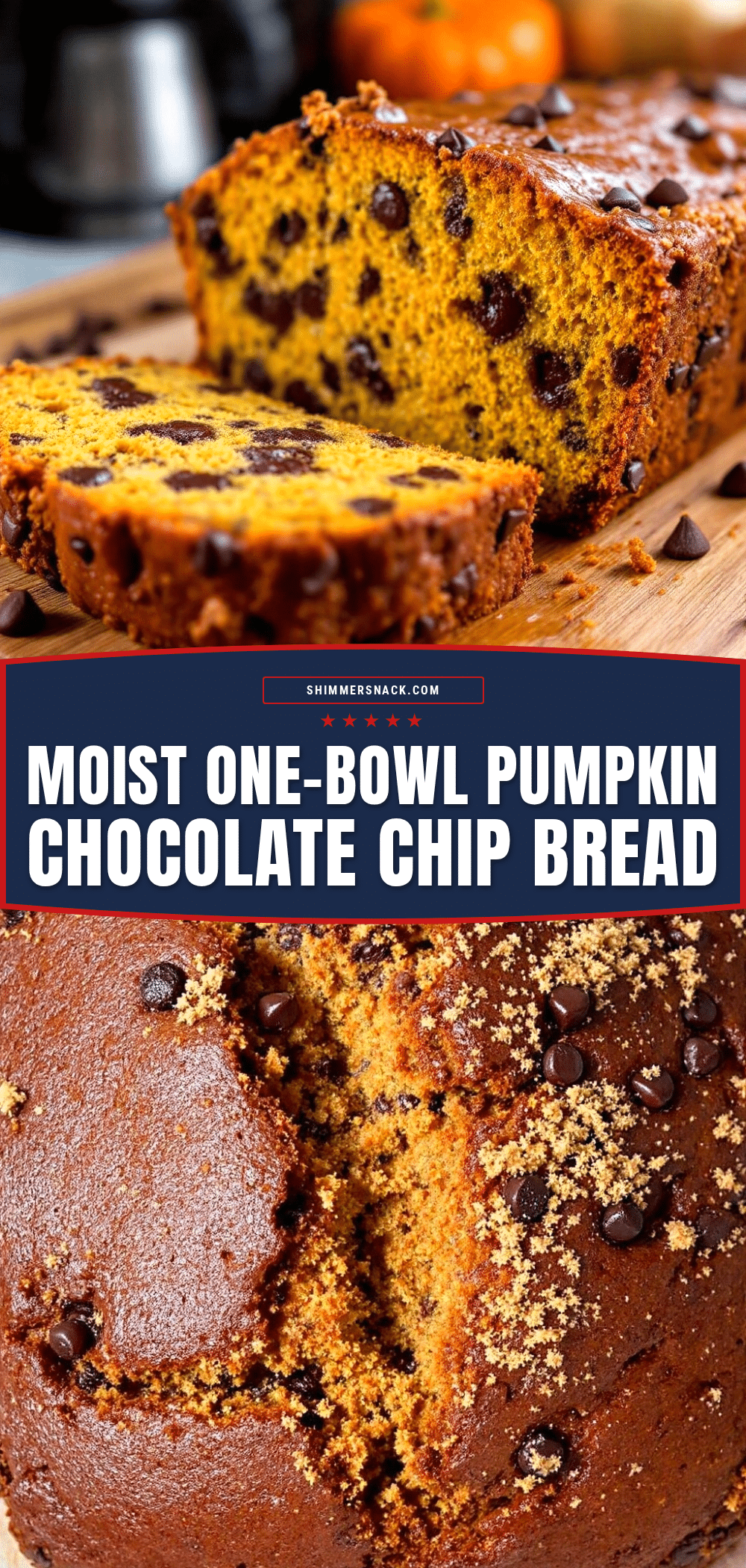 chocolate chip pumpkin bread recipe