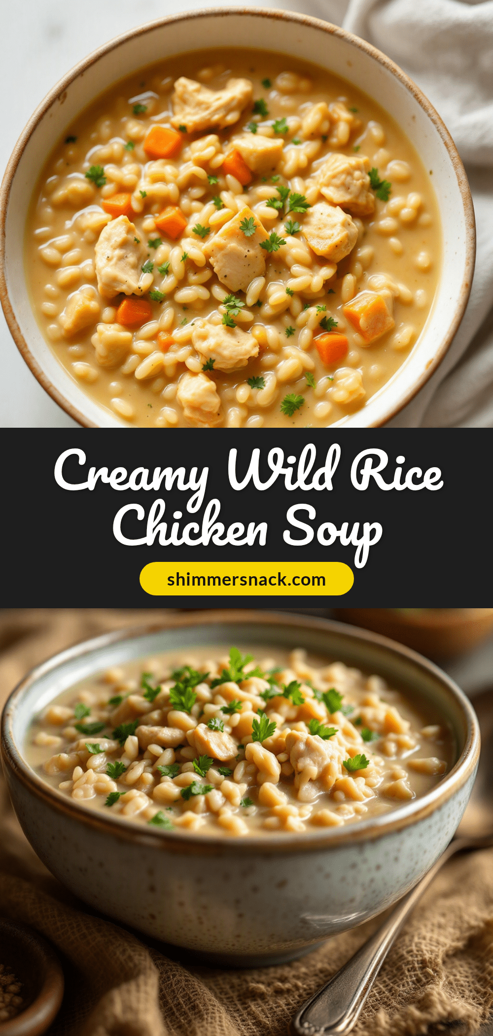 cozy creamy chicken and wild rice soup recipe