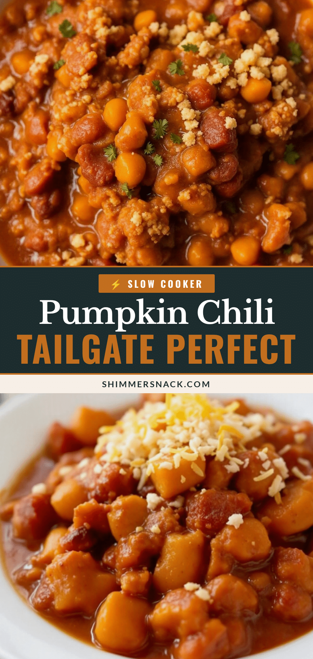 cozy slow cooker pumpkin chili recipe