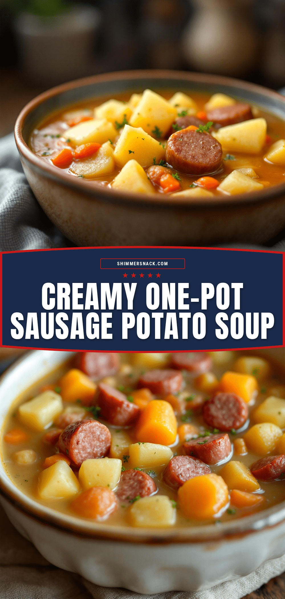 creamy one-pot sausage potato soup recipe