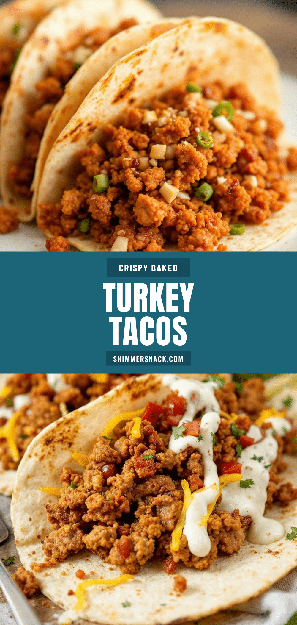 crispy baked ground turkey tacos recipe