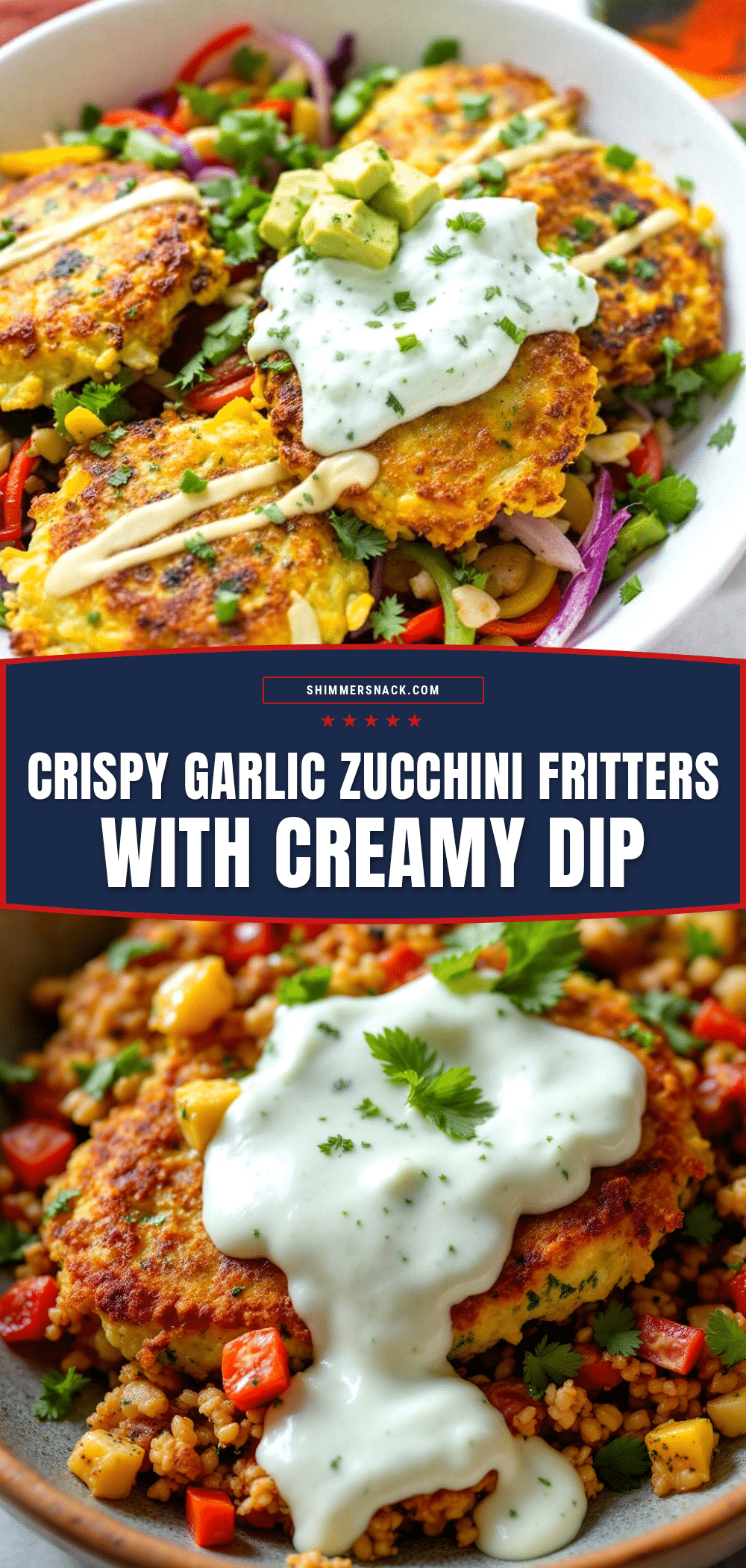 crispy baked zucchini fritters recipe