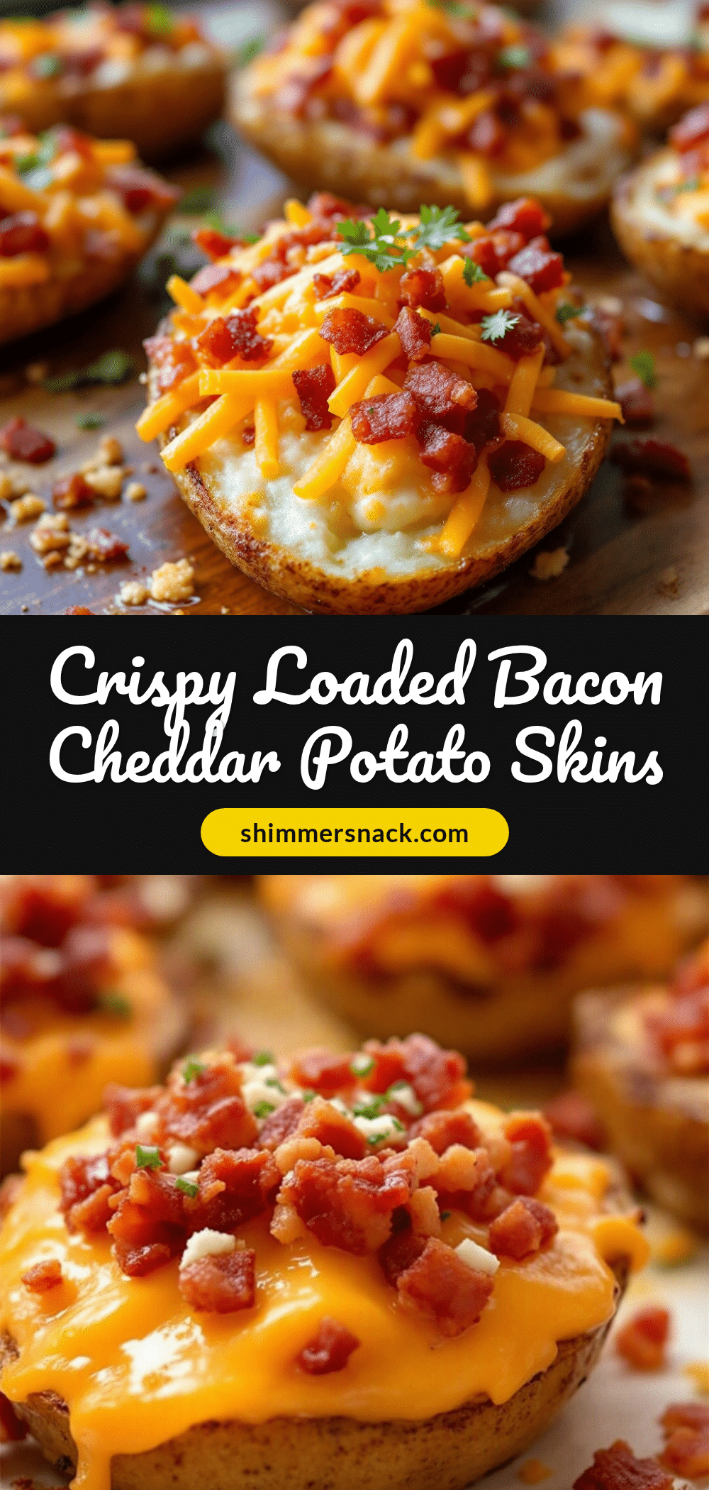 crispy loaded baked potato skins recipe