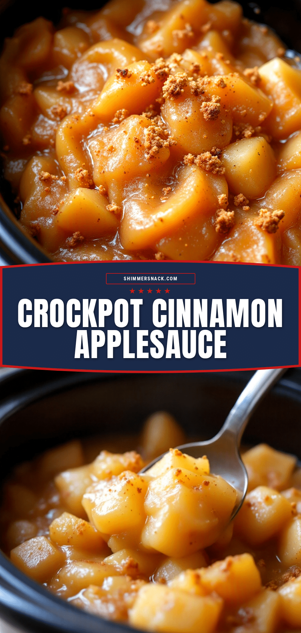 crockpot cinnamon applesauce recipe