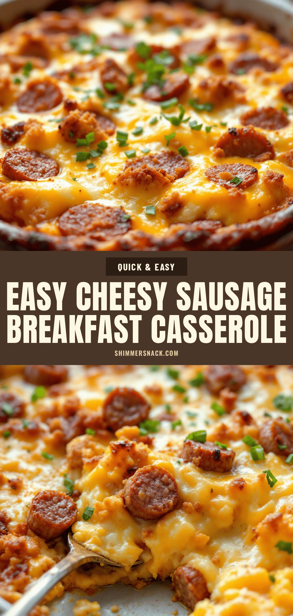 easy cheesy sausage breakfast casserole recipe