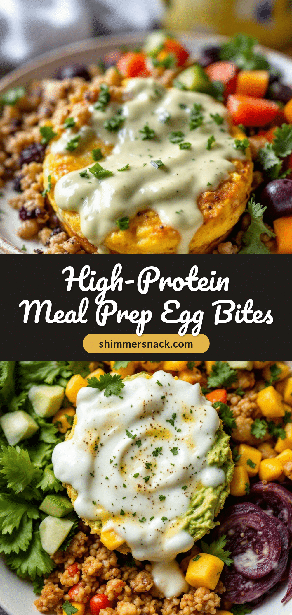 easy high-protein egg bite muffins recipe