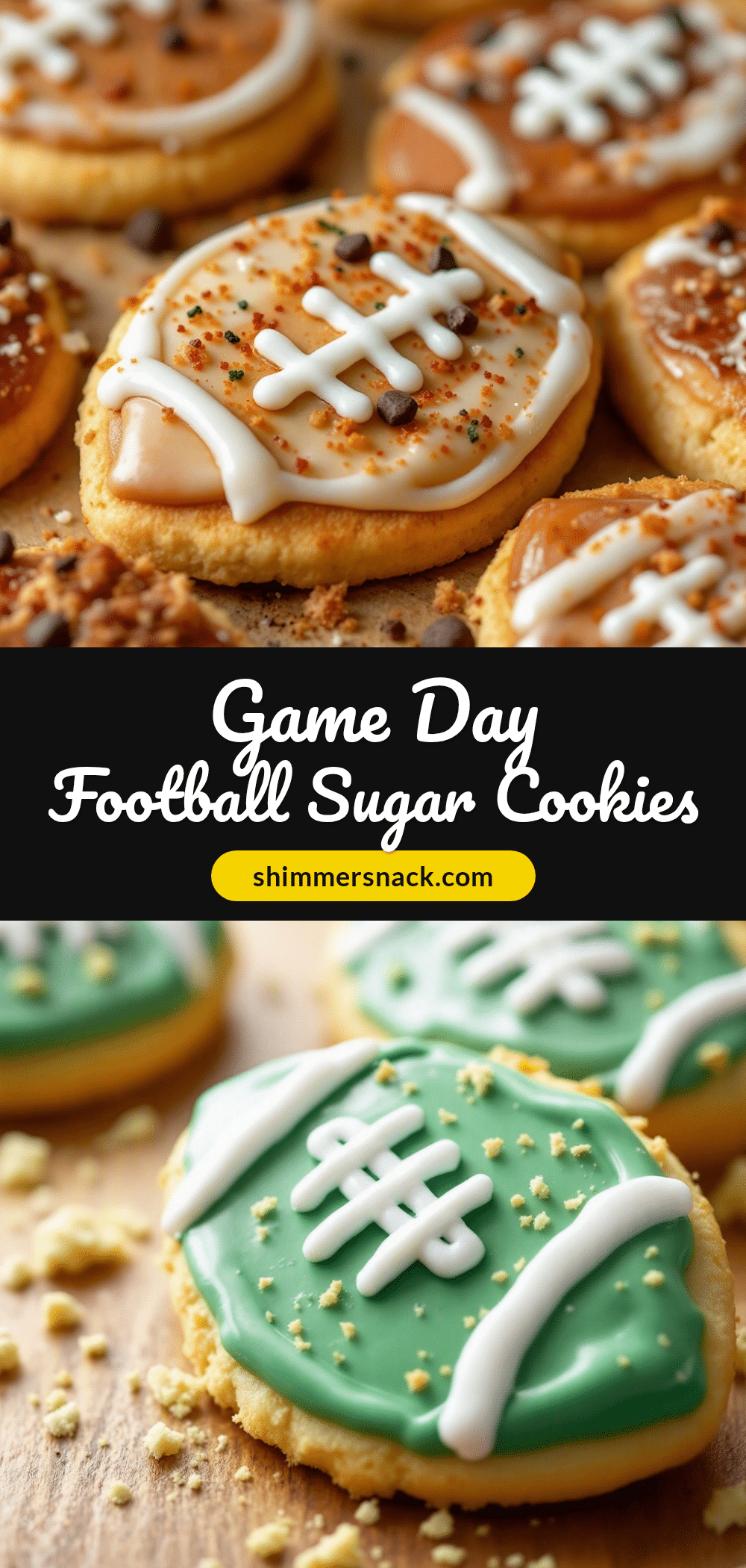 football sugar cookies recipe
