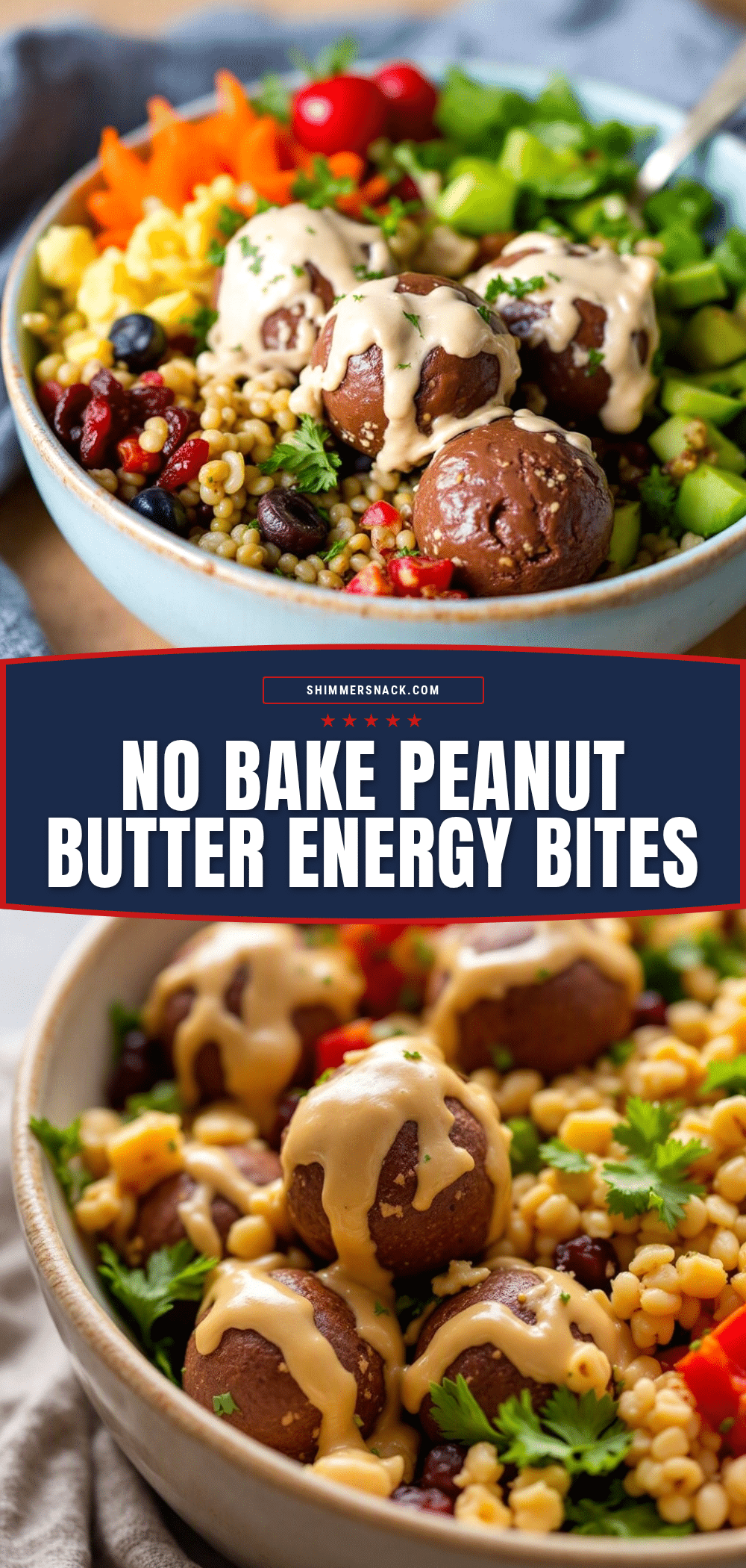 no-bake chocolate peanut butter energy bites recipe