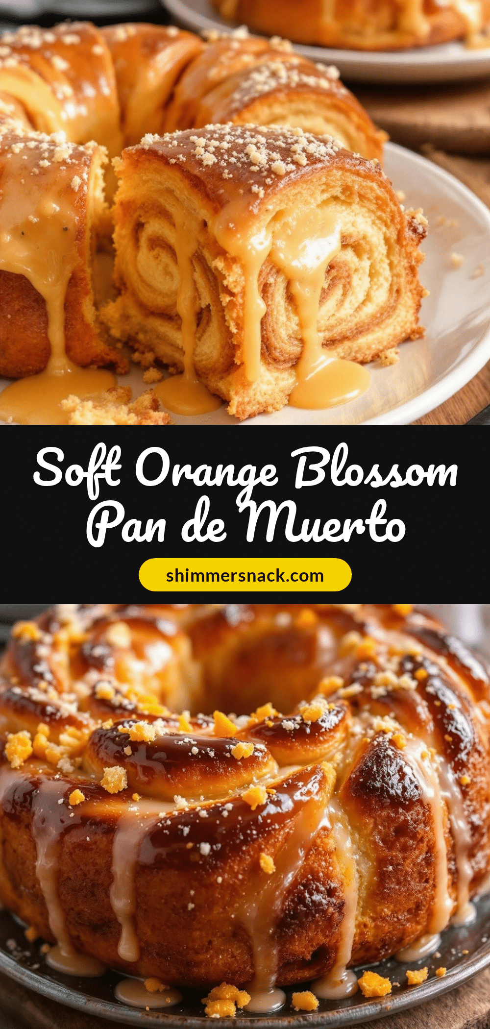 pan de muerto with orange blossom glaze recipe