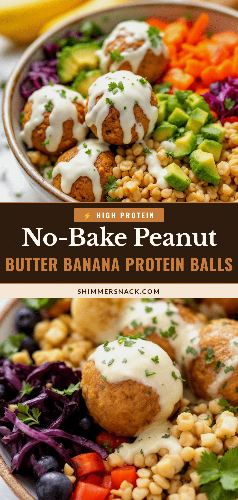 peanut butter banana protein balls recipe