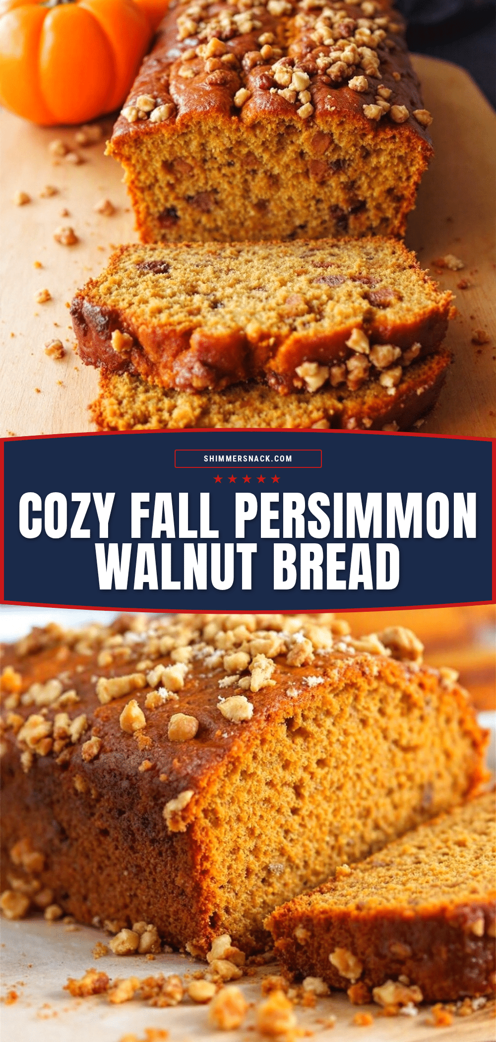persimmon and walnut bread recipe