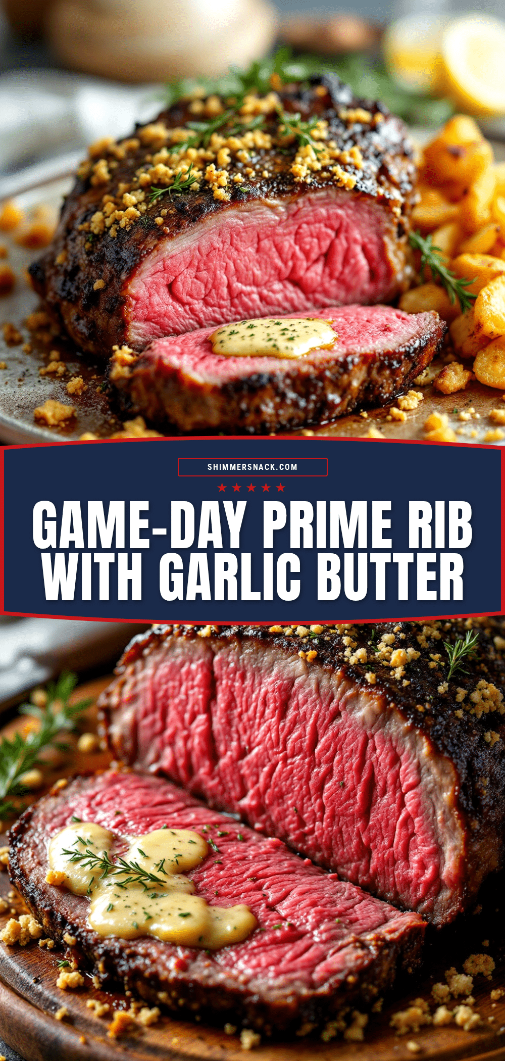 prime rib roast with garlic herb butter recipe