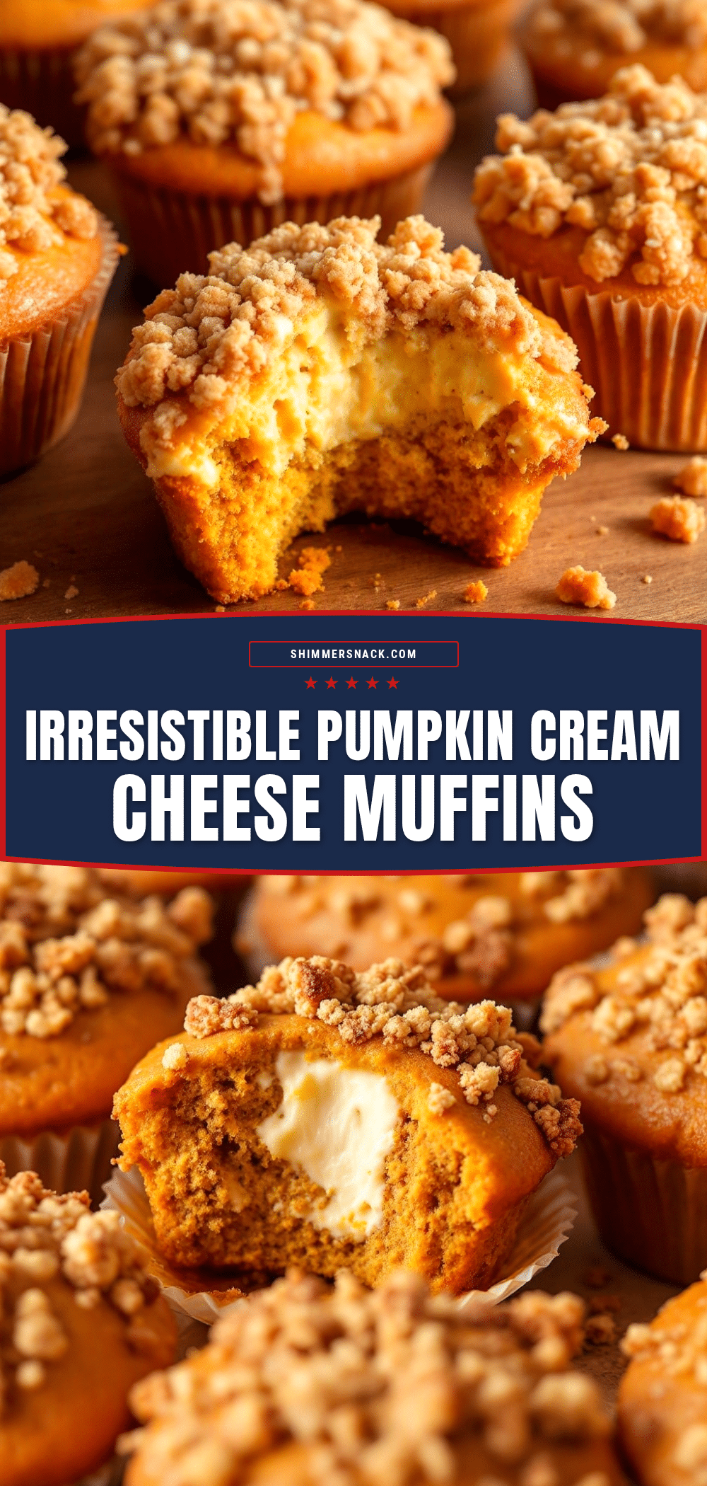 pumpkin cream cheese muffins recipe