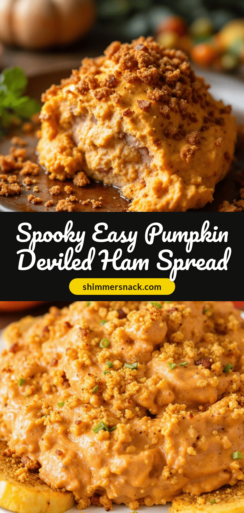 pumpkin deviled ham spread recipe