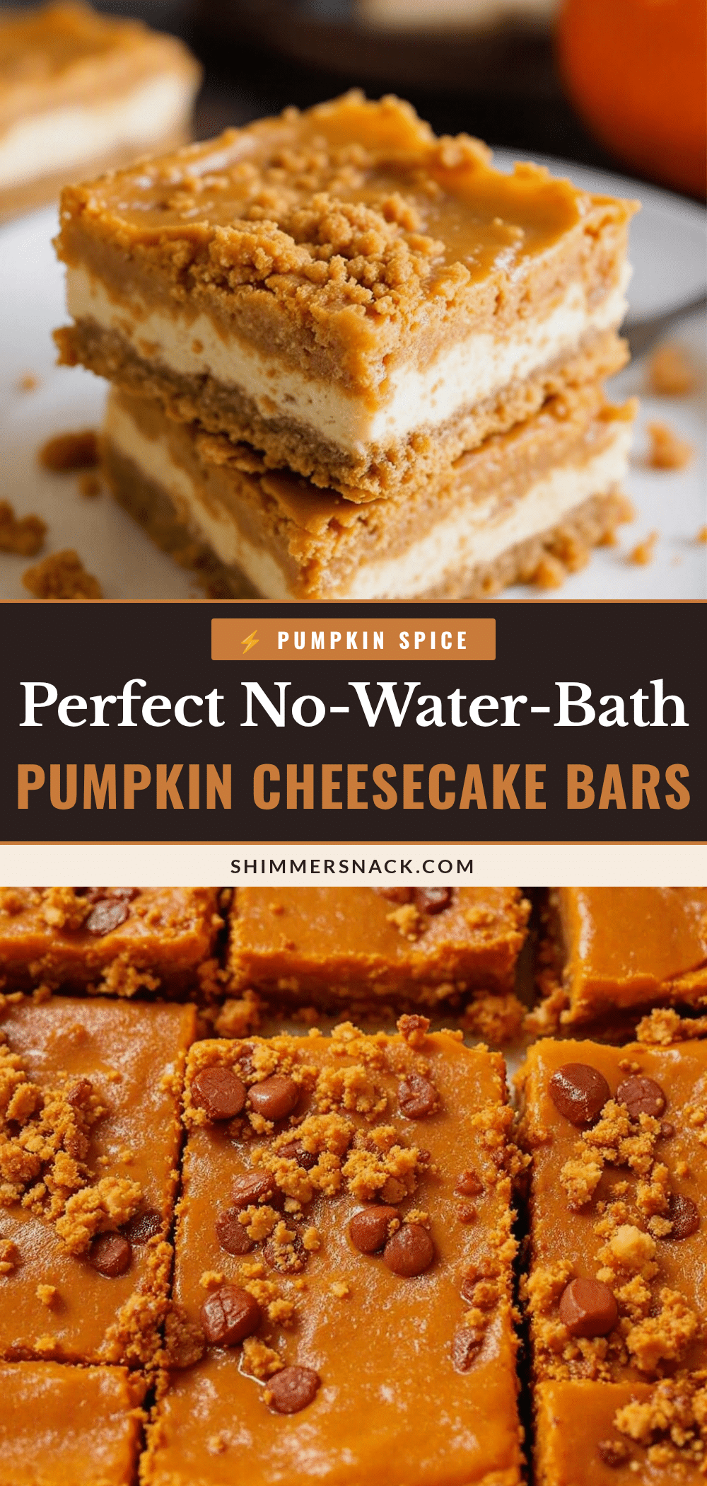 pumpkin pie cheesecake bars recipe