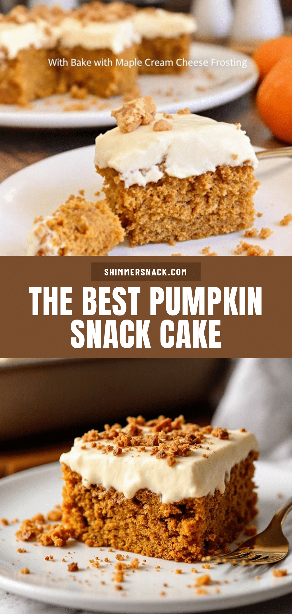pumpkin snack cake recipe