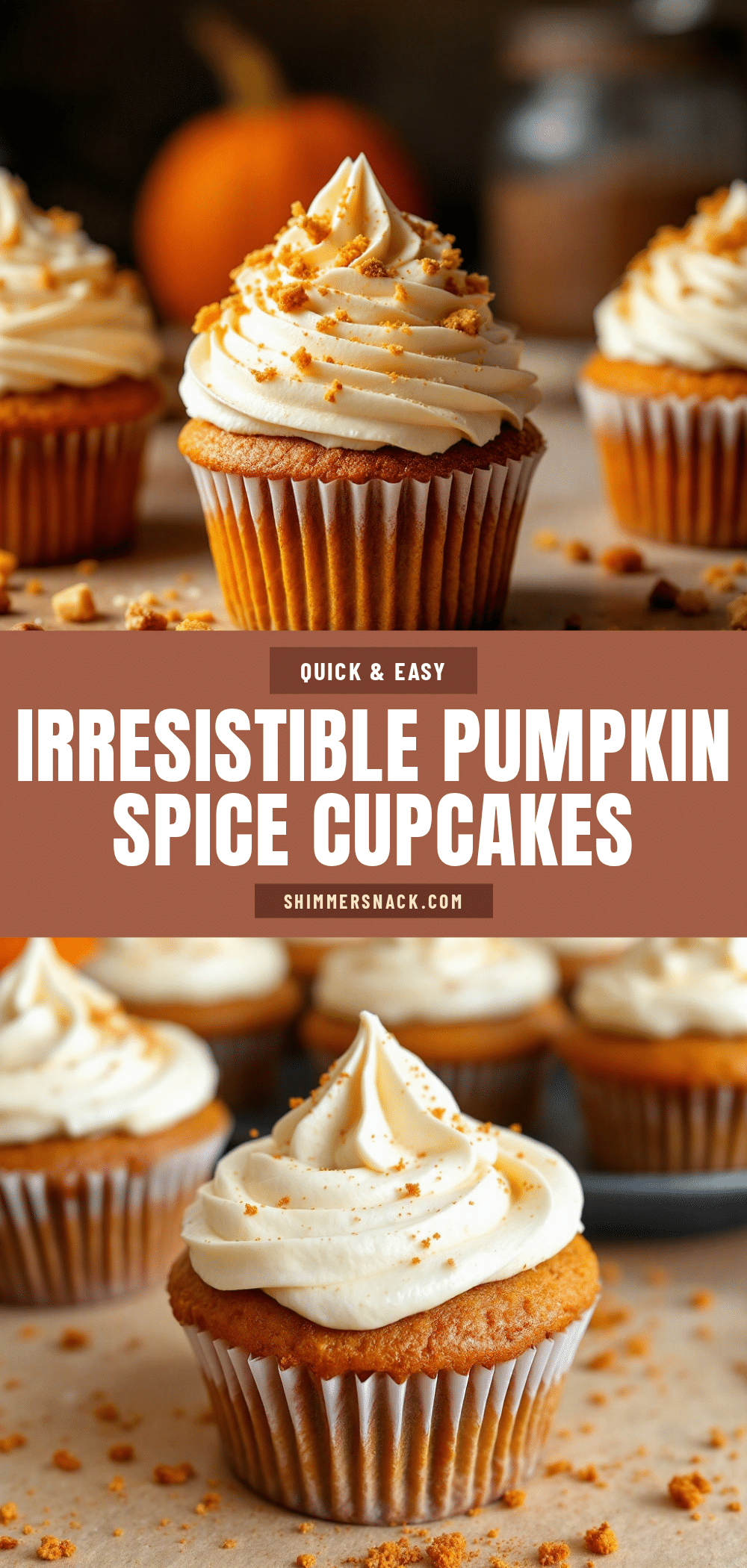 pumpkin spice cupcakes recipe