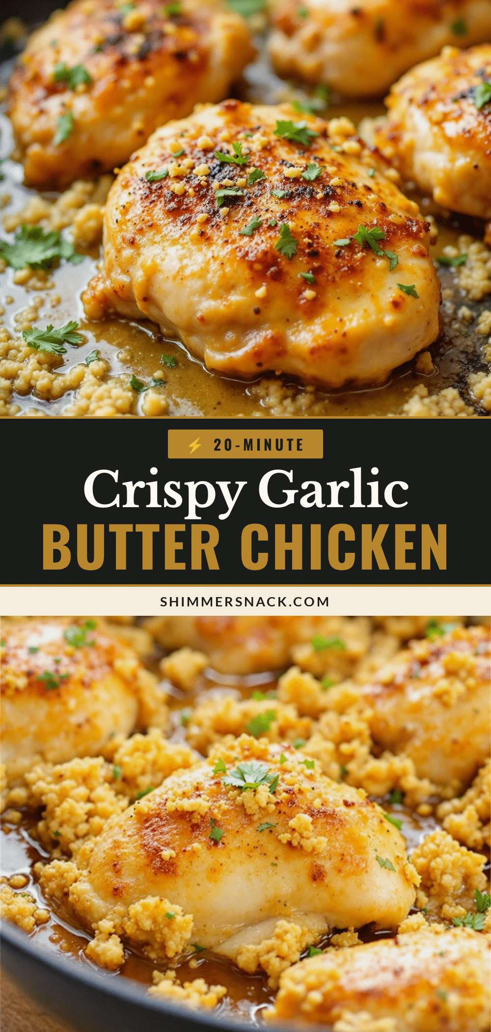 quick garlic butter chicken thighs recipe