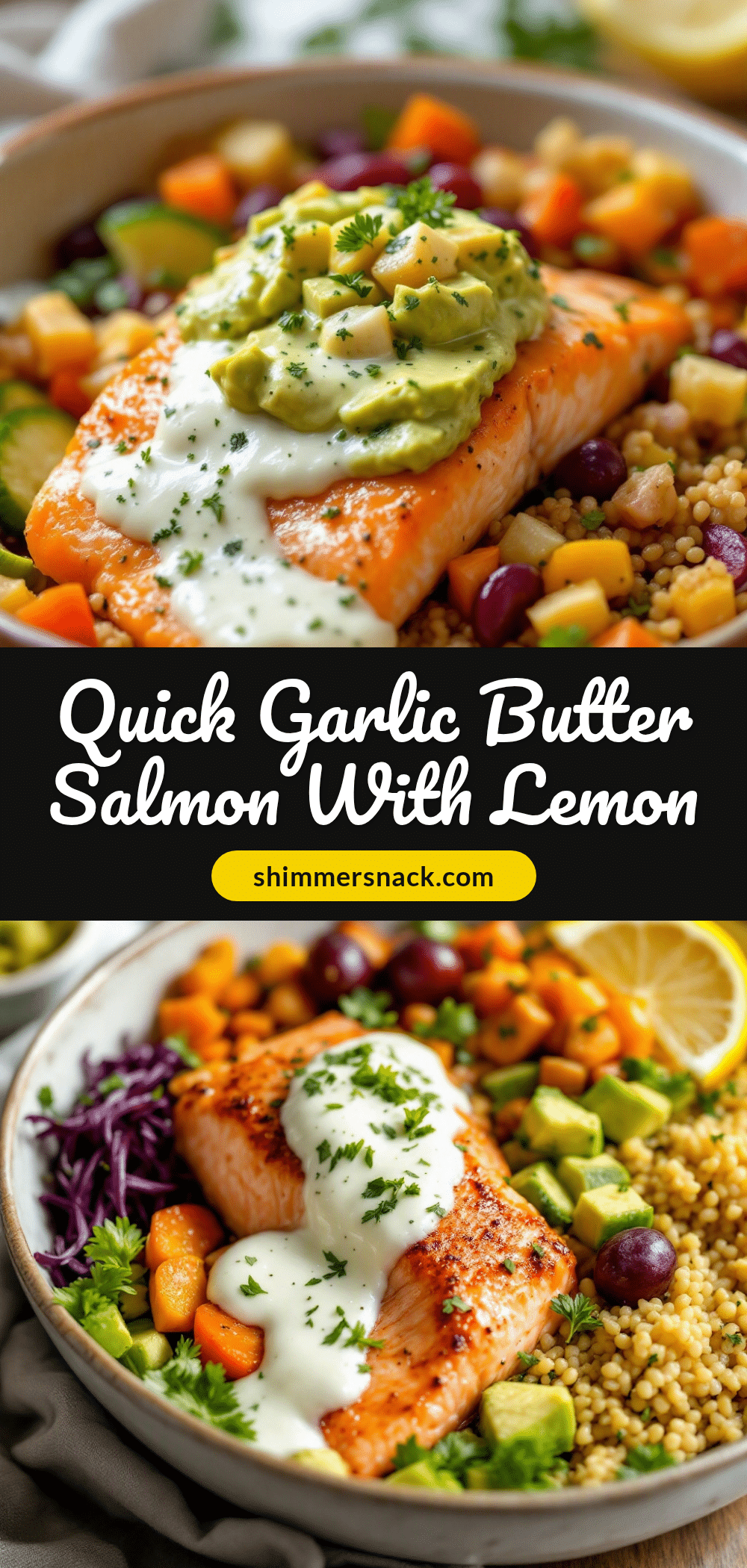 quick garlic butter salmon with lemon recipe