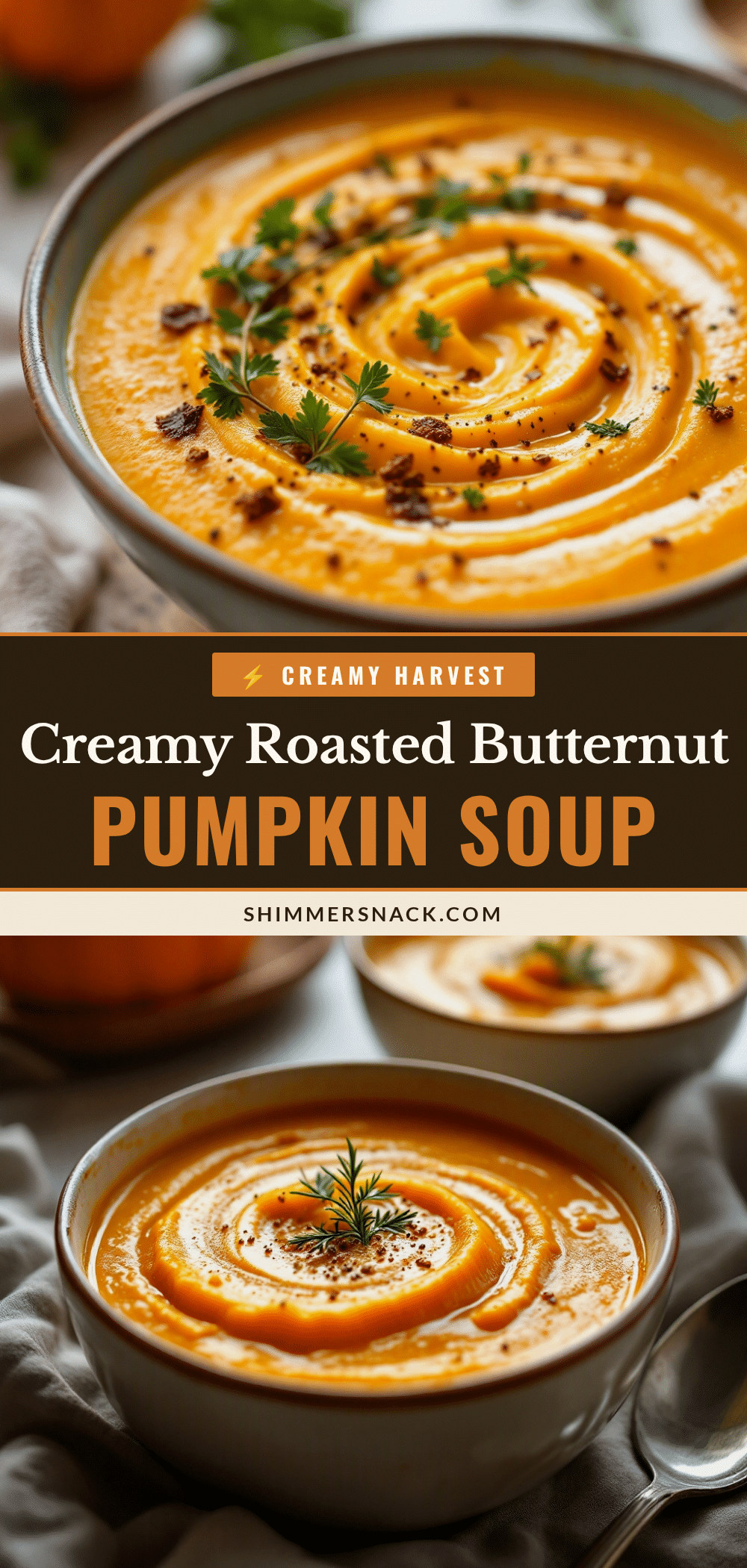 roasted butternut and pumpkin soup recipe