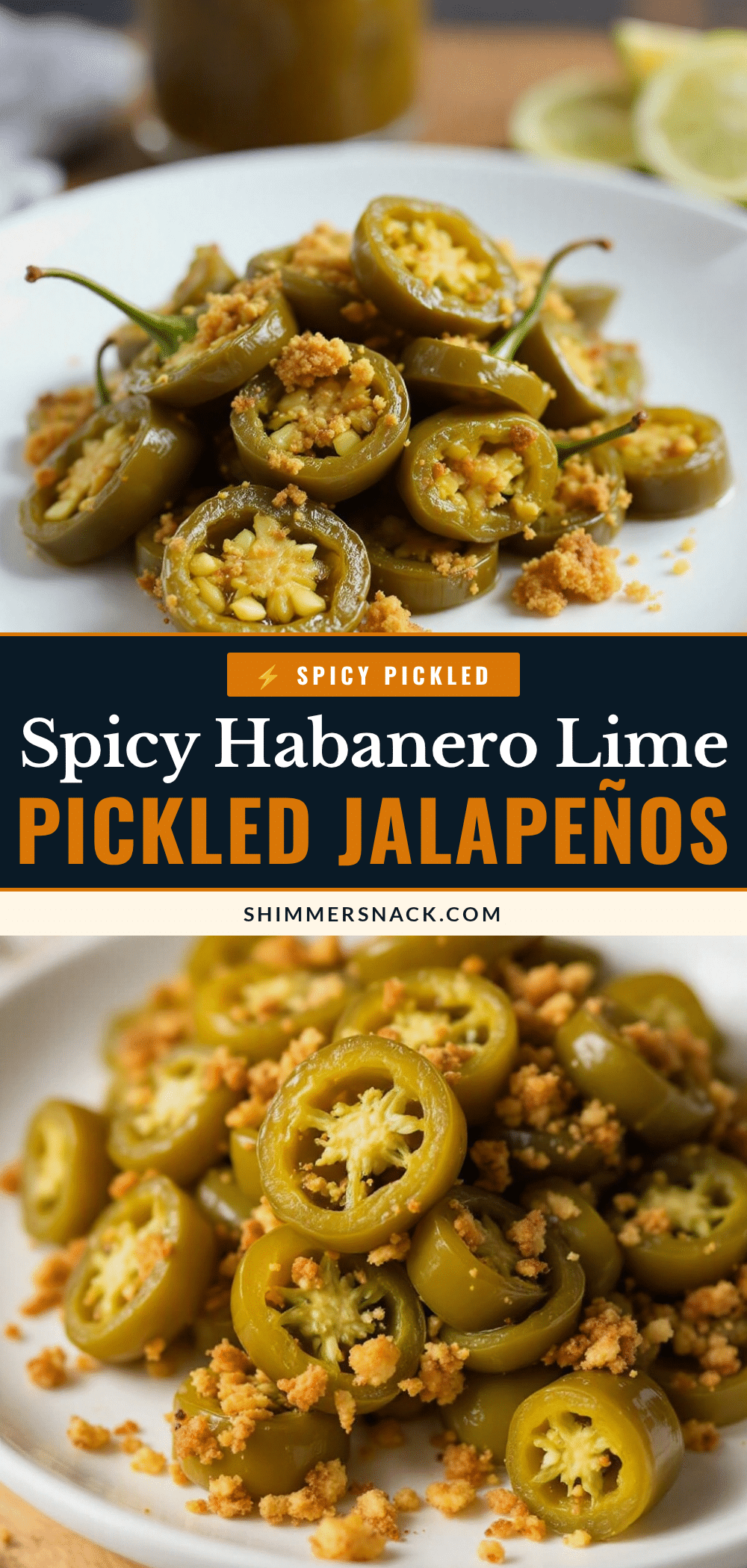 spicy pickled jalapeños with habanero lime recipe