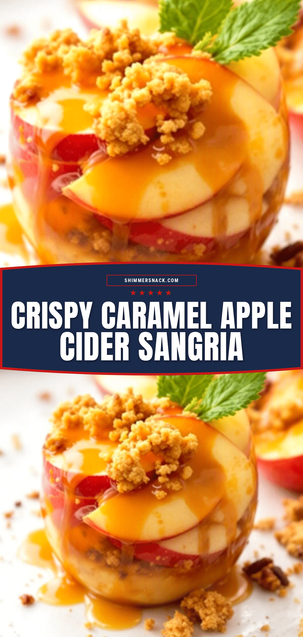 caramel apple cider sangria recipe